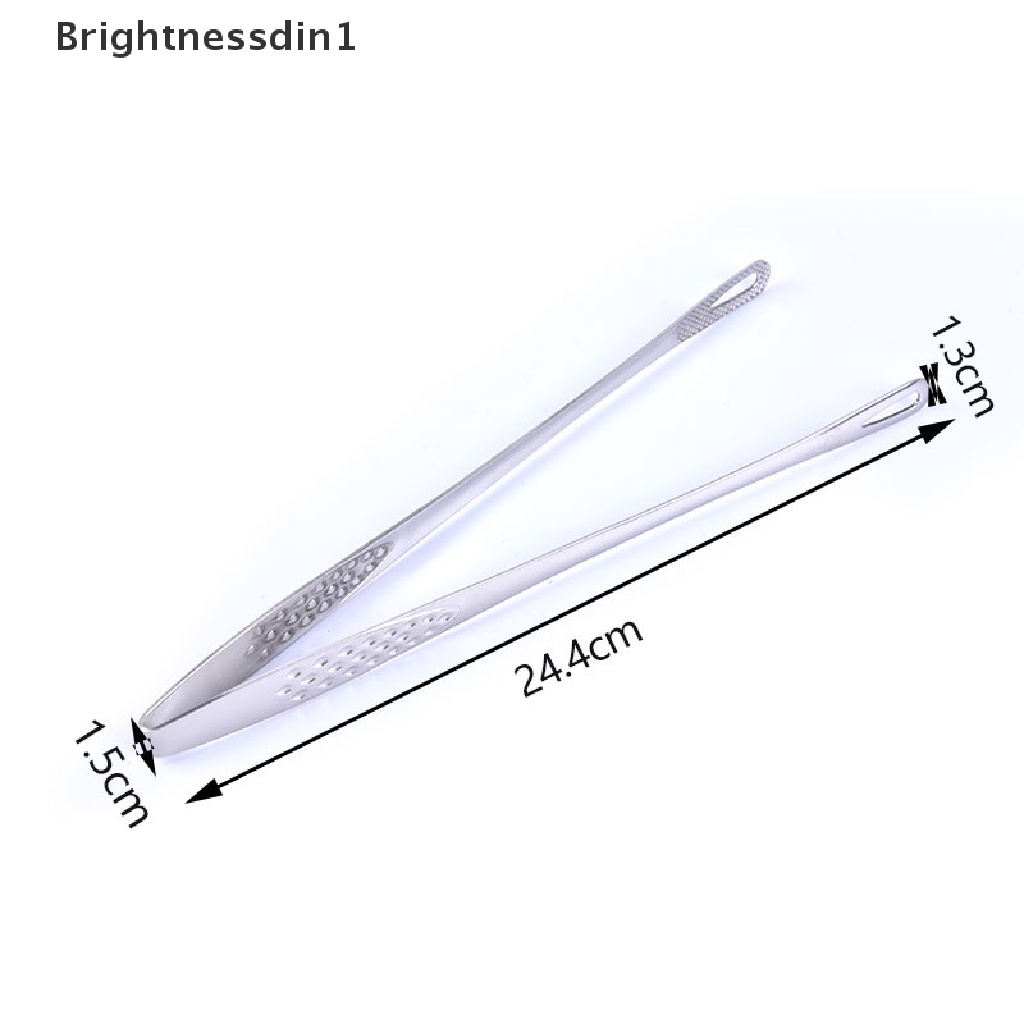 1 Pc Penjepit Makanan Bahan Stainless Steel Gaya Jepang Untuk Dapur