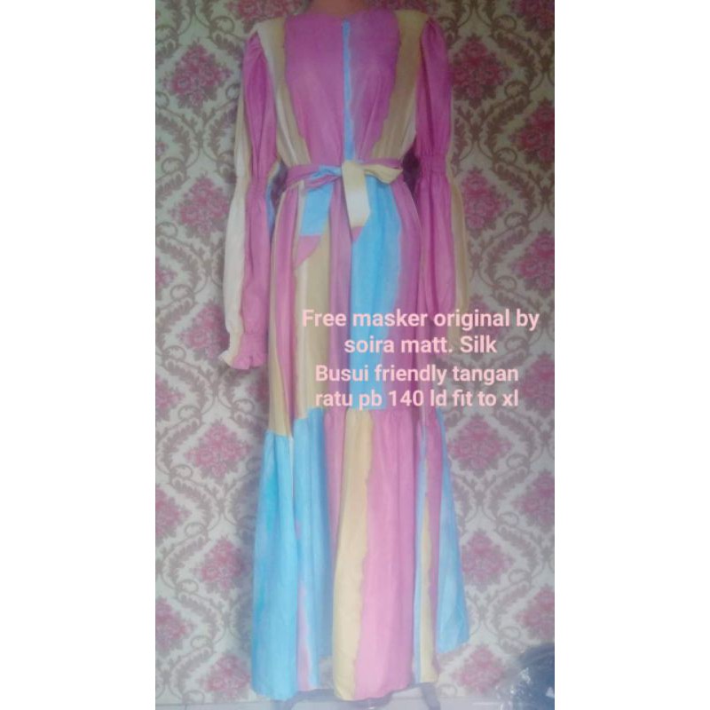 gamis pelangi by soira