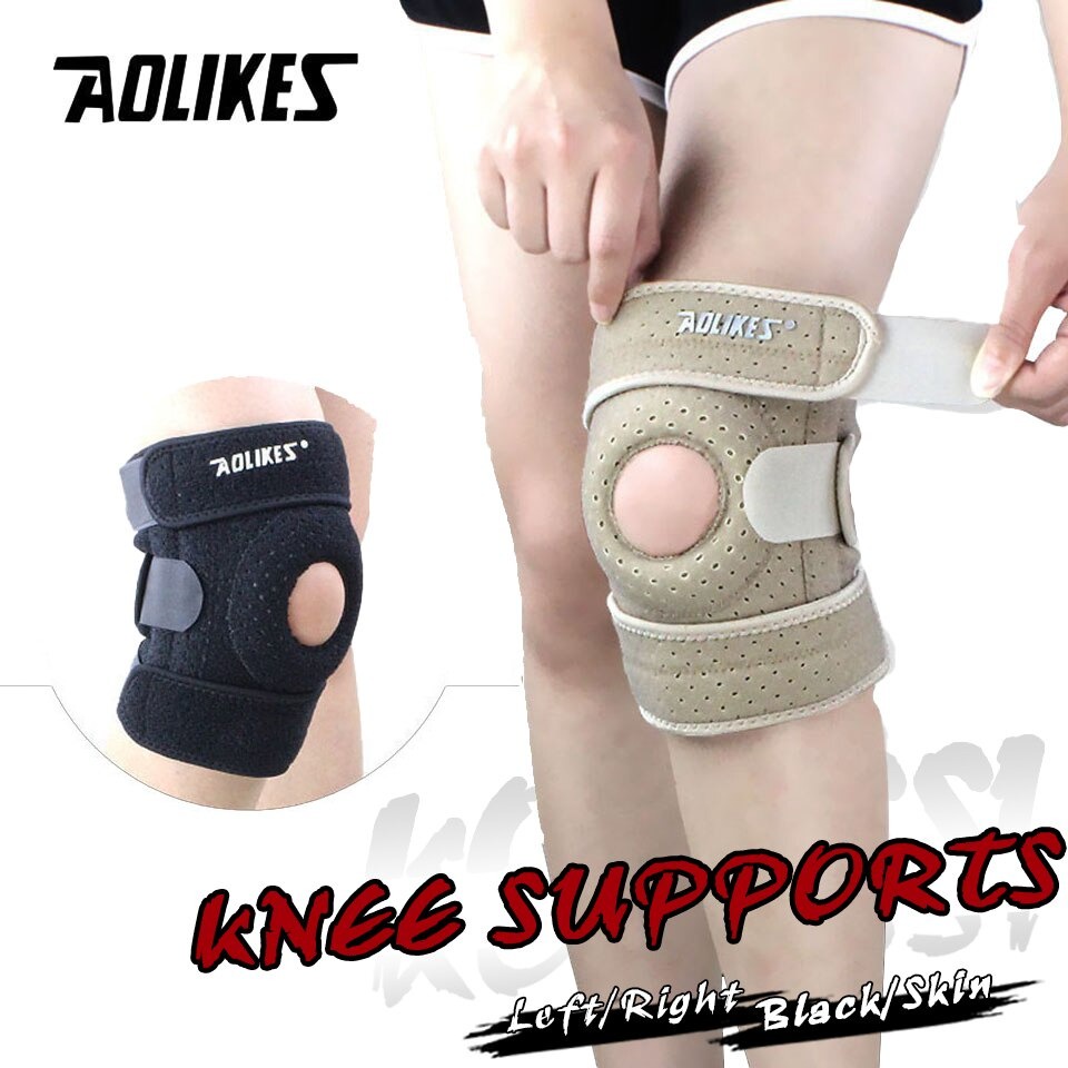 AOLIKES Pelindung Lutut Olahraga Knee Support Fitness A7906