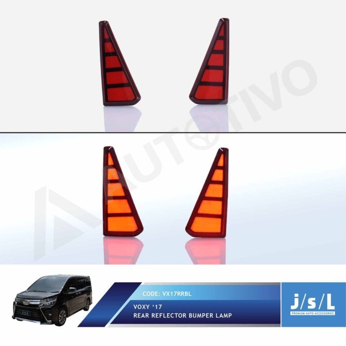 Lampu Reflektor Toyota Voxy Bumper Belakang