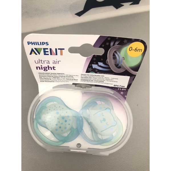 Philips avent pacifier- Philips avent ultra air night