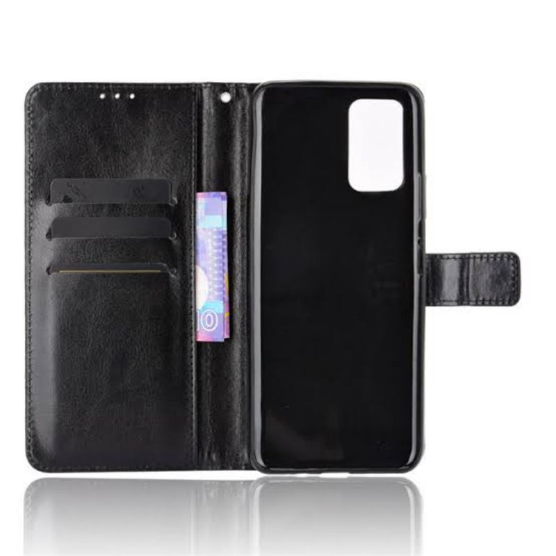 INFINIX NOTE 10 NOTE 10 PRO FLIP COVER WALLET KANCING LEATHER CASE STANDING SARUNG BUKU