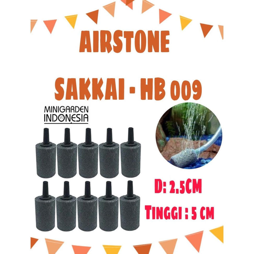 AIRSTONE BATU AERATOR IMPORT BENTUK TABUNG HB-009 TINGGI 5 CM