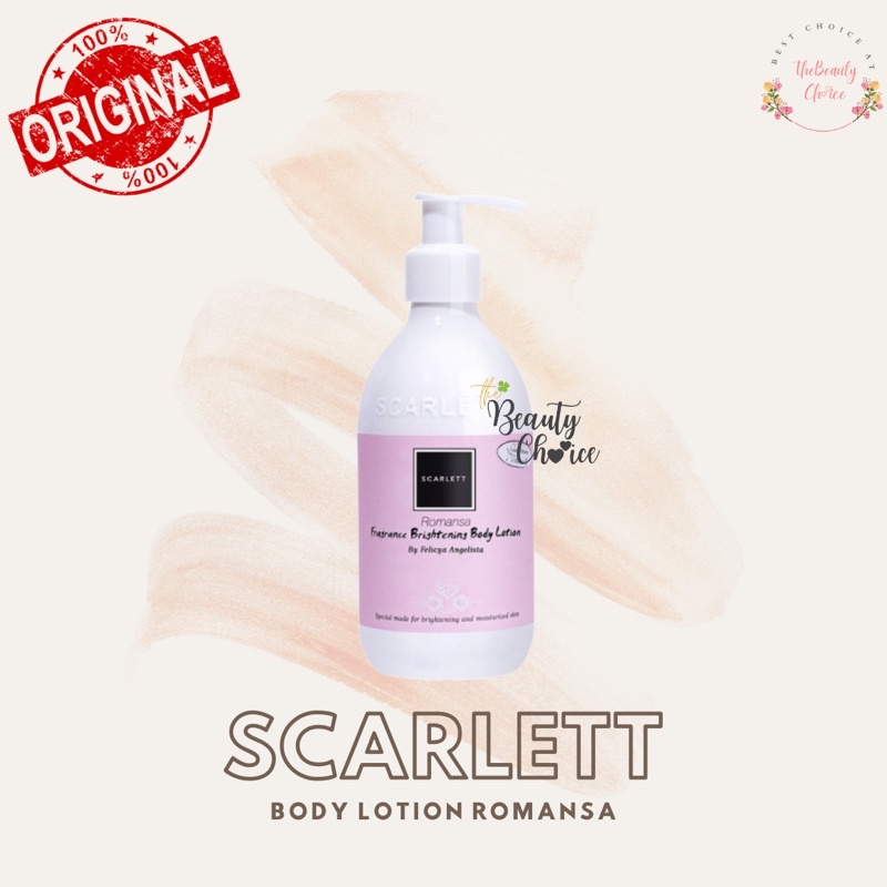 BPOM SCARLETT WHITENING BY FELICYA LOTION SHOWER GEL SCRUB SERUM JOLLY COFFEE POMEGRANATE BRIGHT-LOTION ROMANSA