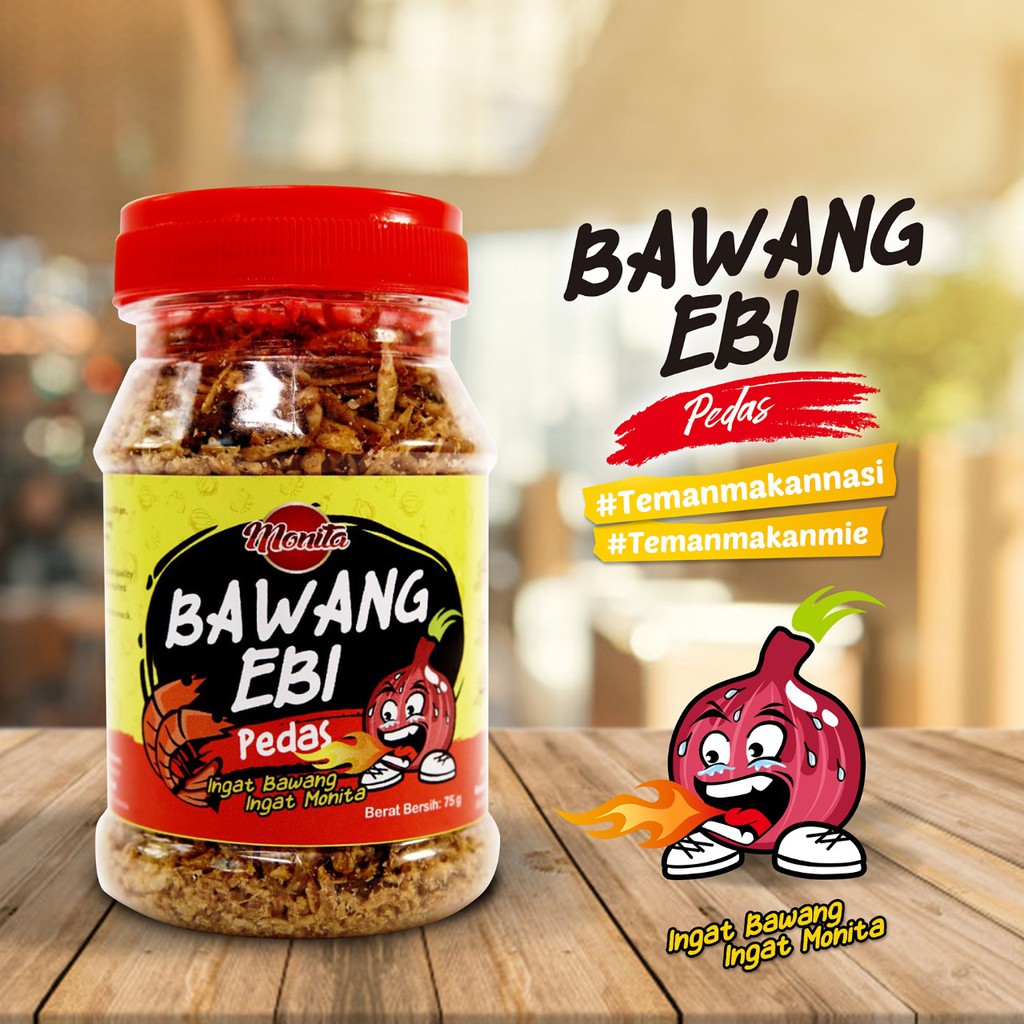 

Bawang Goreng Ebi Pedas 75 gr
