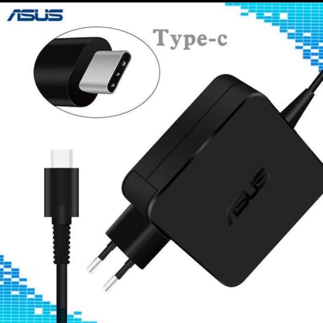Adaptor Charger Laptop Asus 5V - 12V - 2.25A -3.25A colokan TYPE C Original