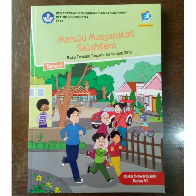 Buku Tematik Kelas 6 Sd Tema 6 Semester 2 Shopee Indonesia