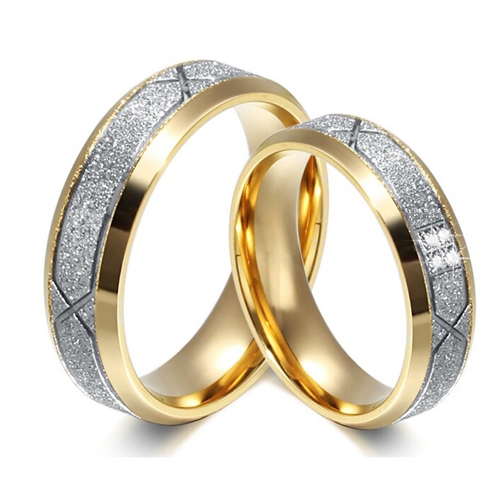 SALE / OBRAL Cincin Couple / Tunangan / Nikah / Pasangan / Titanium C003