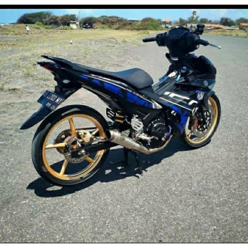 Striping lis sticker motor vareasi Yamaha MX king 150 Malaysia Y15ZR Laminasi