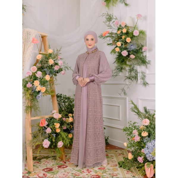 Aurelia Dress Lilac by Ainayya.id