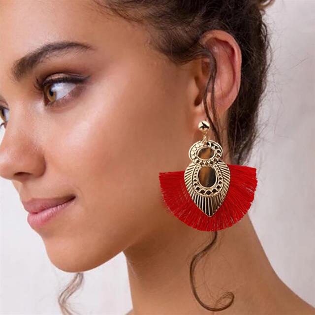 Baru rumbai anting-anting bohemian fashion retro burung anting-anting Eropa dan Amerika berlebihan g