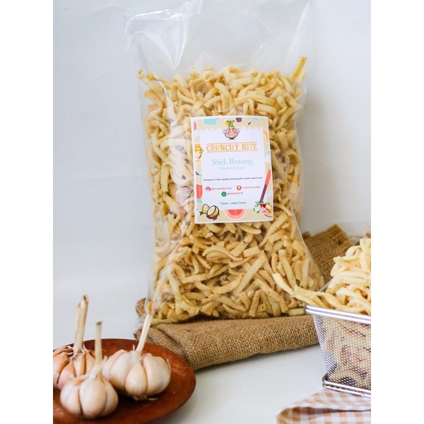 

stick bawang crunchybite (kemasan plastik biasa)