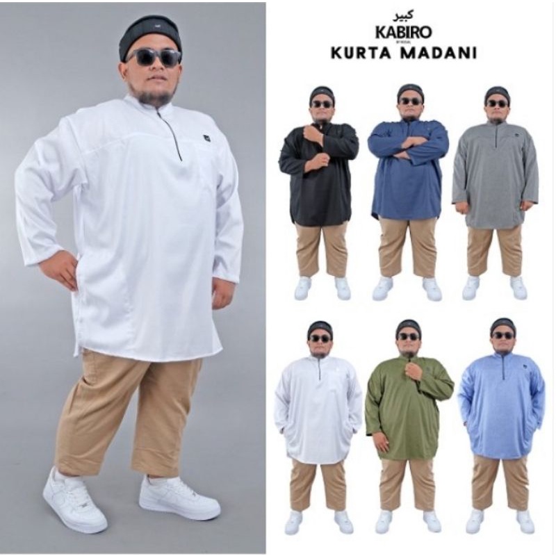 KURTA MADANI KABIRO | BAJU KOKO PRIA | BAJU KOKO 4XL , 5XL , 6XL | KURTA PAKISTAN BIG SIZE JUMBO