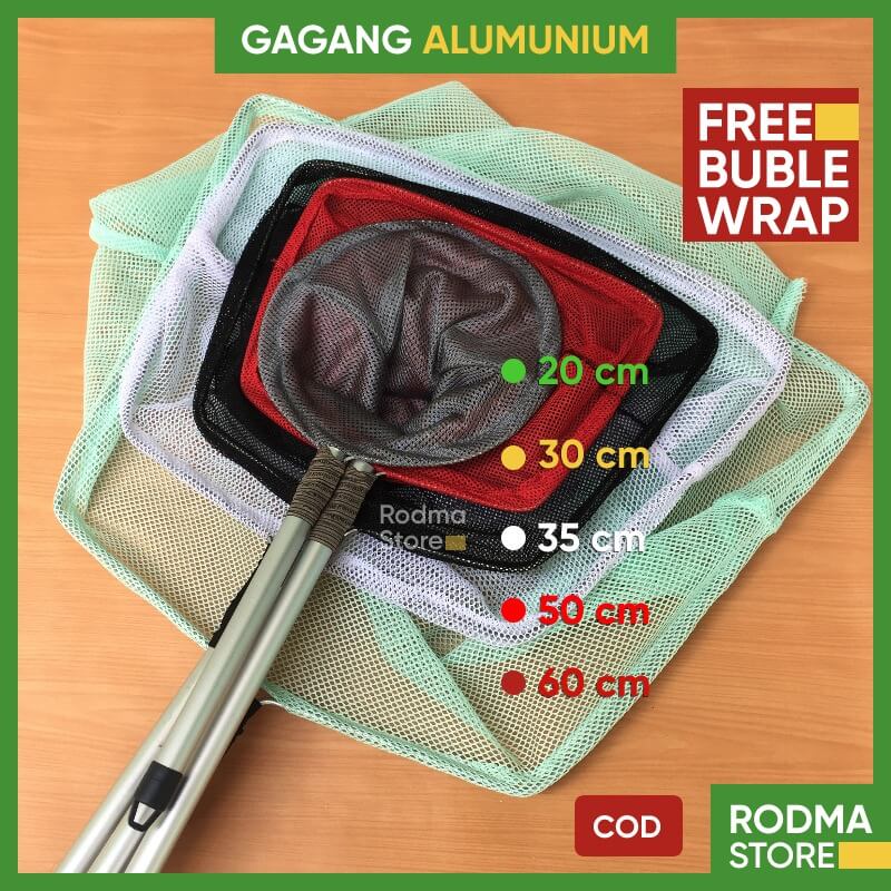 SARINGAN SEROKAN IKAN BESAR KOI NILA MAS GURAME SEROK SESER LAMIT KAIN FISHING NETS