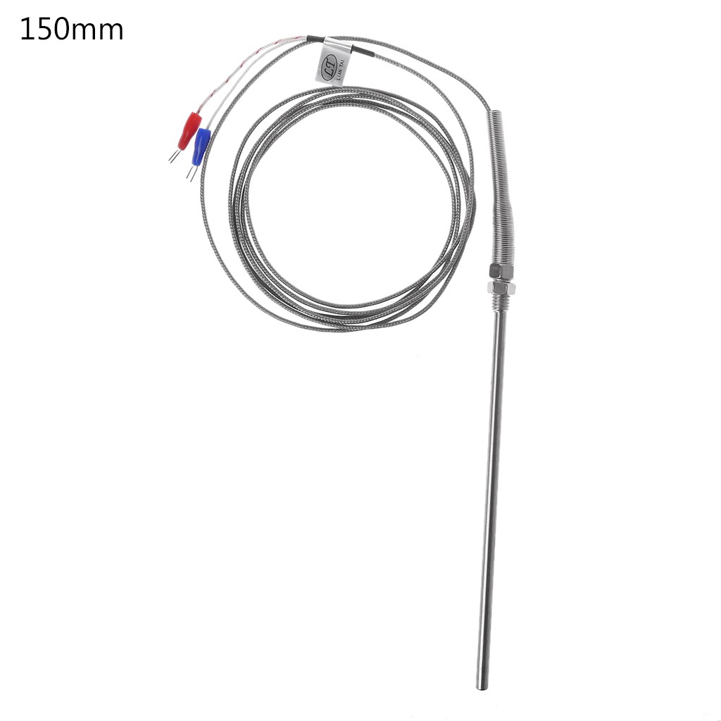 Kabel Sensor Probe Thermocouple Tipe K M8 Ukuran 50mm / 100mm / 200MM