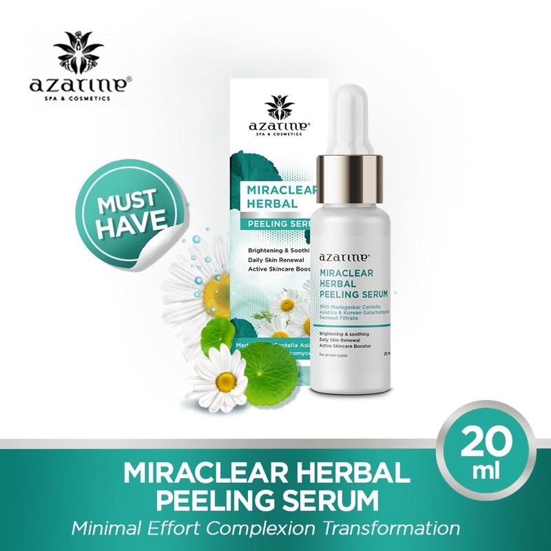 AZARINE MIRACLEAR HERBAL PELLING SERUM 20ML BPOM