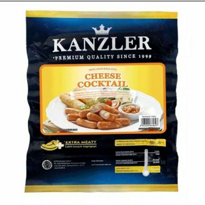 

KANZLER SOSIS CHEESE COCKTAIL 500 GR