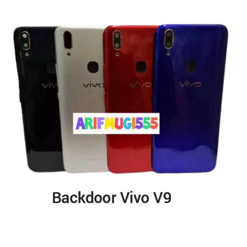 BACK DOOR BACKCOVER TUTUP BELAKANG CESING HOUSING VIVO V9 ORIGINAL