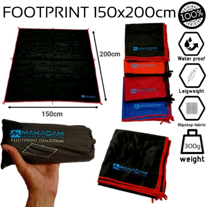 Footprint alas tenda 2 3 orang