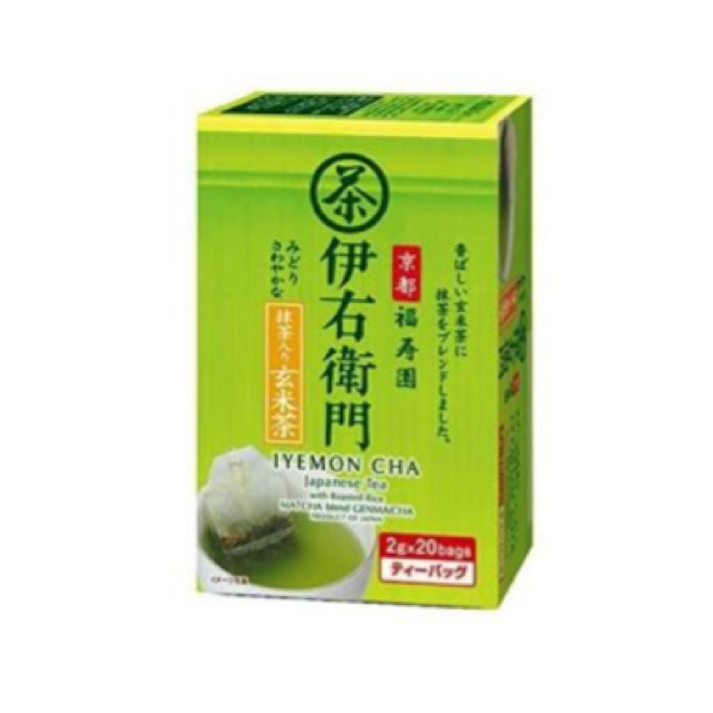 

iyemon japanese tea matcha blend genmaicha