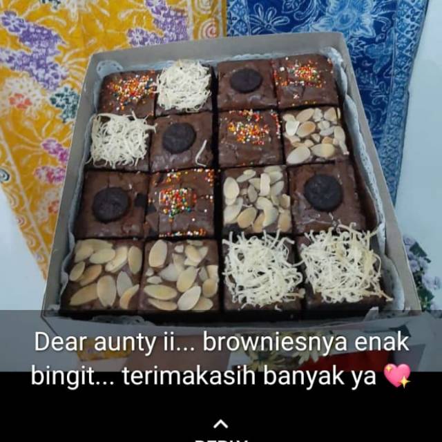 

Brownies fudgy