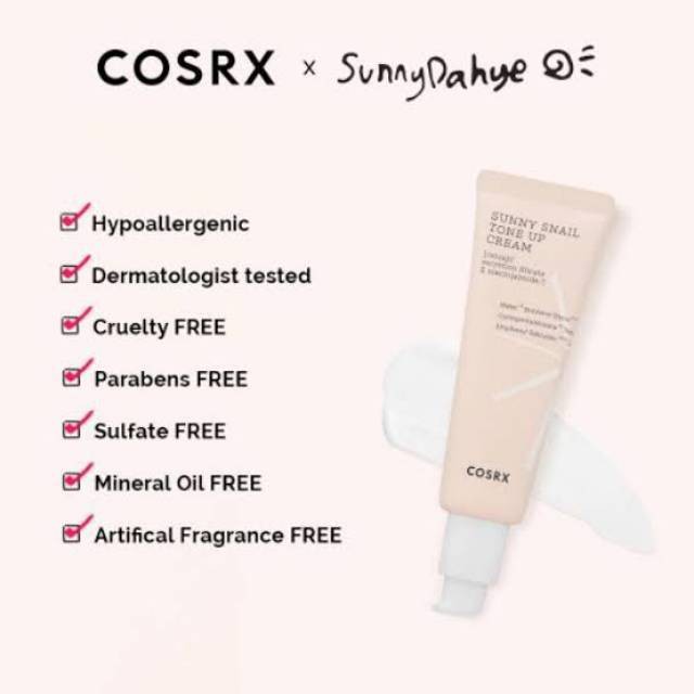 ❤️Glamouroseshop COSRX BPOM❤️ Sunny Snail Tone Up Cream 50ml