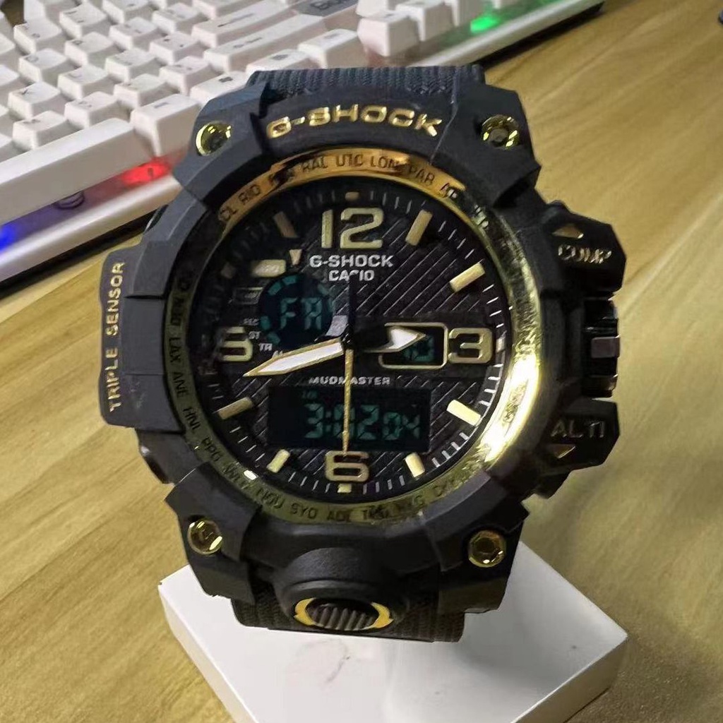 WATER RESIST G-Shock GWG 1000 Gshock Digital Double Time Rubber Jam Tangan Pria