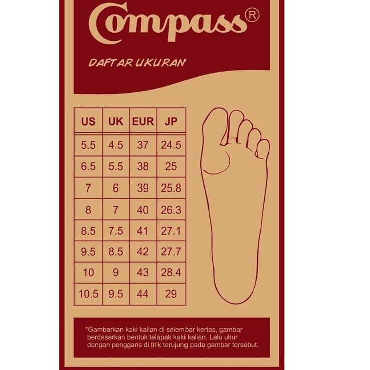 Top Produk.. [100% Original] Sepatu Compass Retrograde Low High Black white / Cream / Blue Gum / Whi