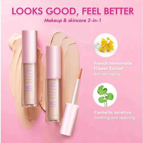 DAZZLE ME Our Secret Cover Concealer  - Liquid Makeup Tahan Lama Matte