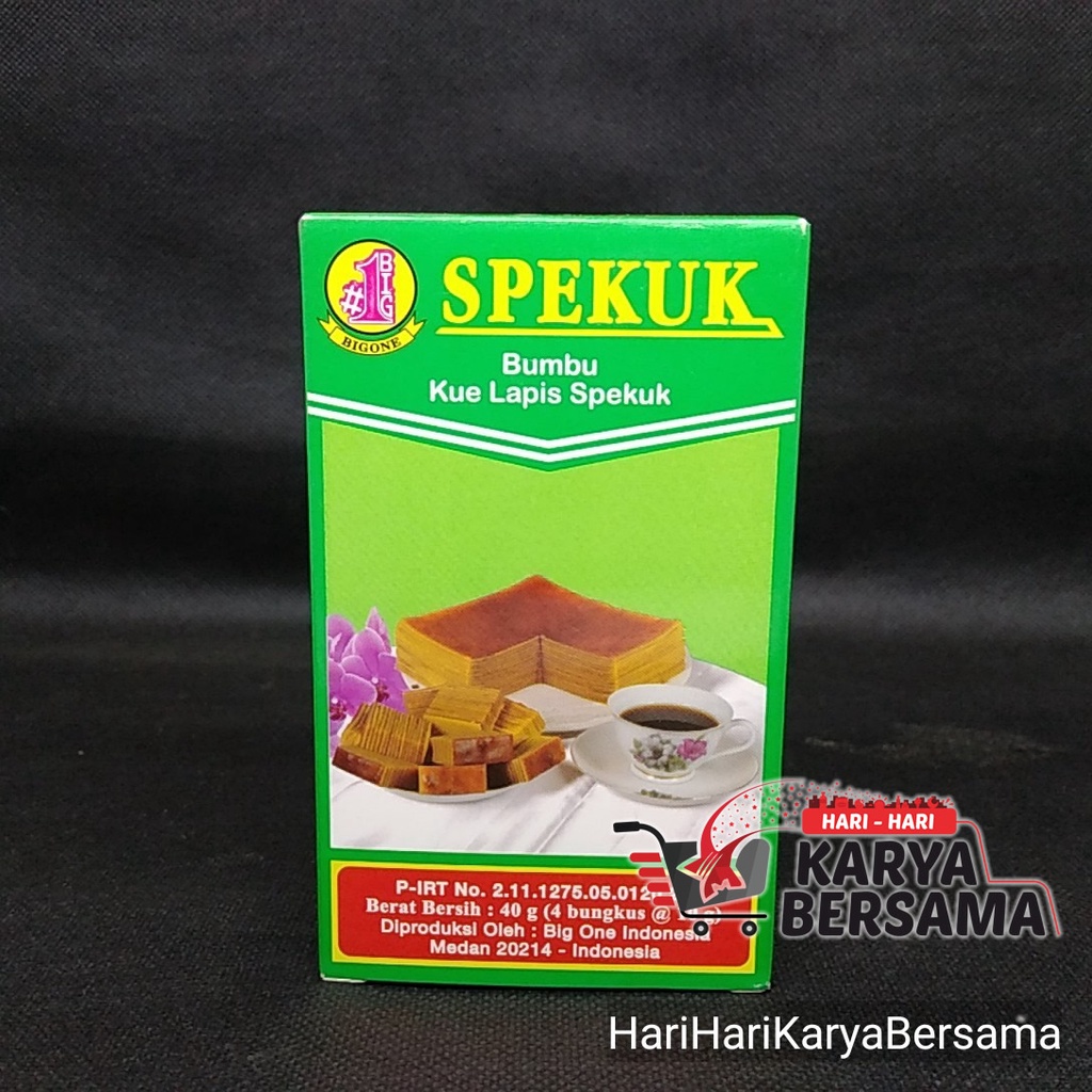

BIG ONE BUMBU KUE LAPIS SPEKUK BOX 4'S X 10GR