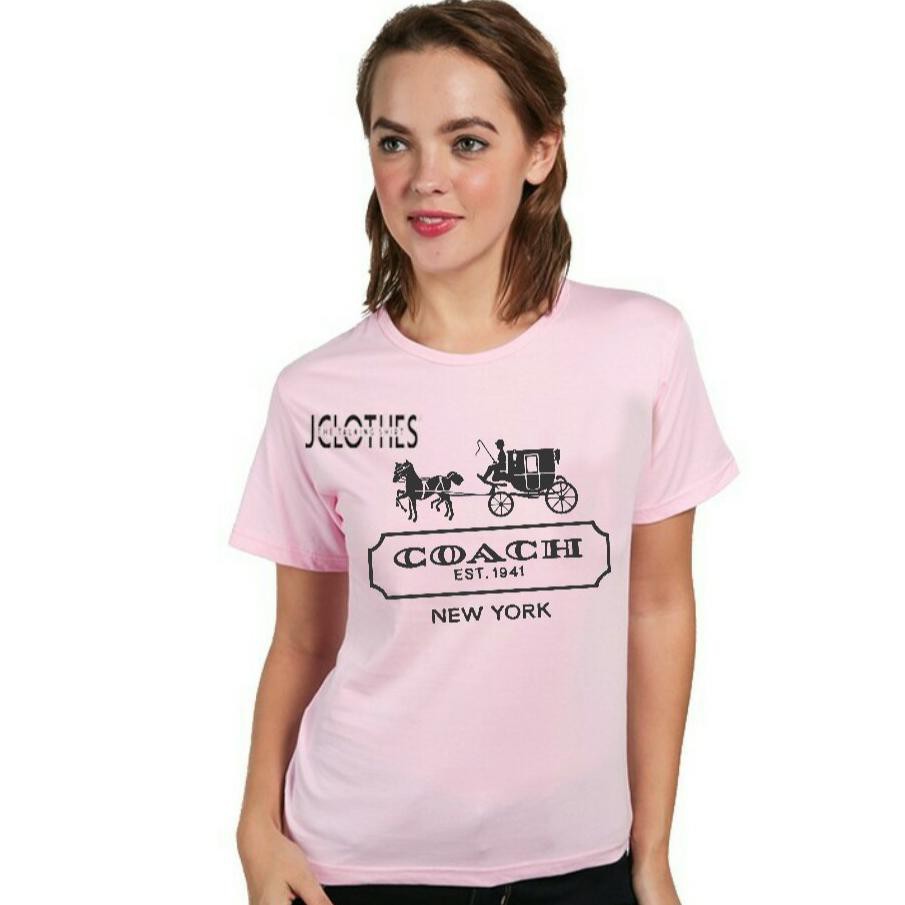 KAOS MURAH KAOS KATUN Coach / TUMBLR TEE / BAJU KATUN TSHIRT PENDEK WANITA