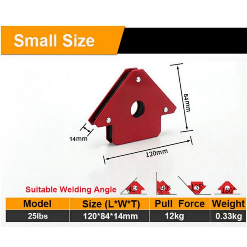 KDK Siku Magnet 3&quot; Magnetic Welding Holder 25 Lbs Smart Welding Arrow Siku Las