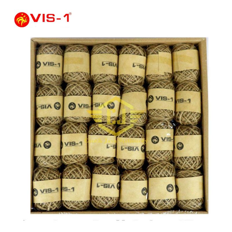 Jual Tali Goni Rami Vintage Vis Bc Jt M Aksesoris Craft Jute Ribbon Shopee Indonesia