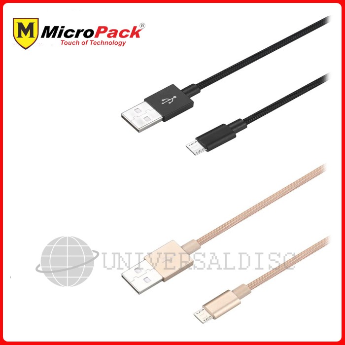 Micropack MC-315 Charge &amp; Data Sync USB-A to Micro USB Cable 1,5M