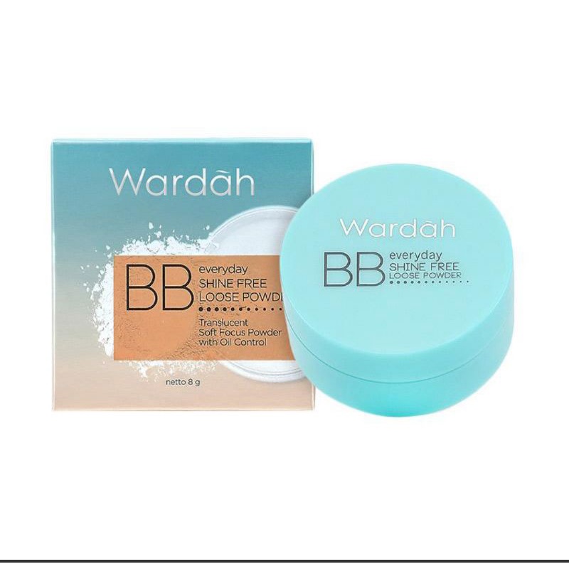 WARDAH EVERYDAY SHINE FREE BB Loose POWDER ( BEDAK TABUR )