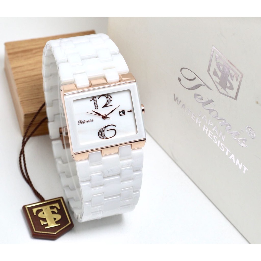 Tetonis Original Wacth TS115 - Jam Tangan Fashion Wanita - Keramik Strap