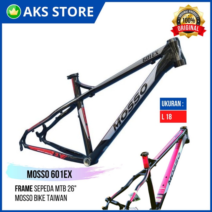 Frame Rangka Sepeda Gunung MTB 26" Mosso 601EX Alloy Size 18 Inch