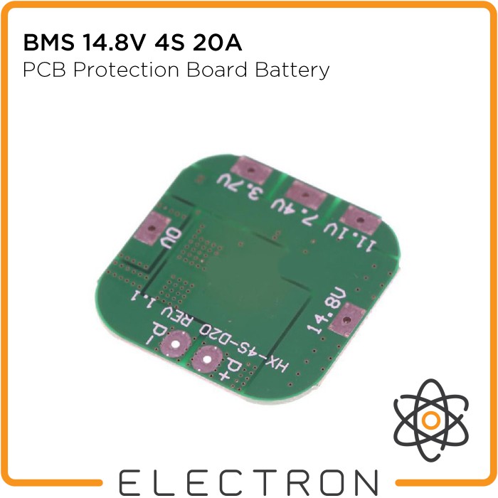 BMS 4S Battery Protection Charging Board 4S 18650 3.7V 4.2V 20A