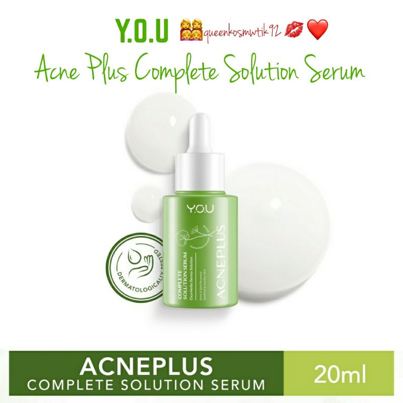 YOU Acne Plus Complete Solution Serum 20ML Jerawat | Serum Jerawat YOU