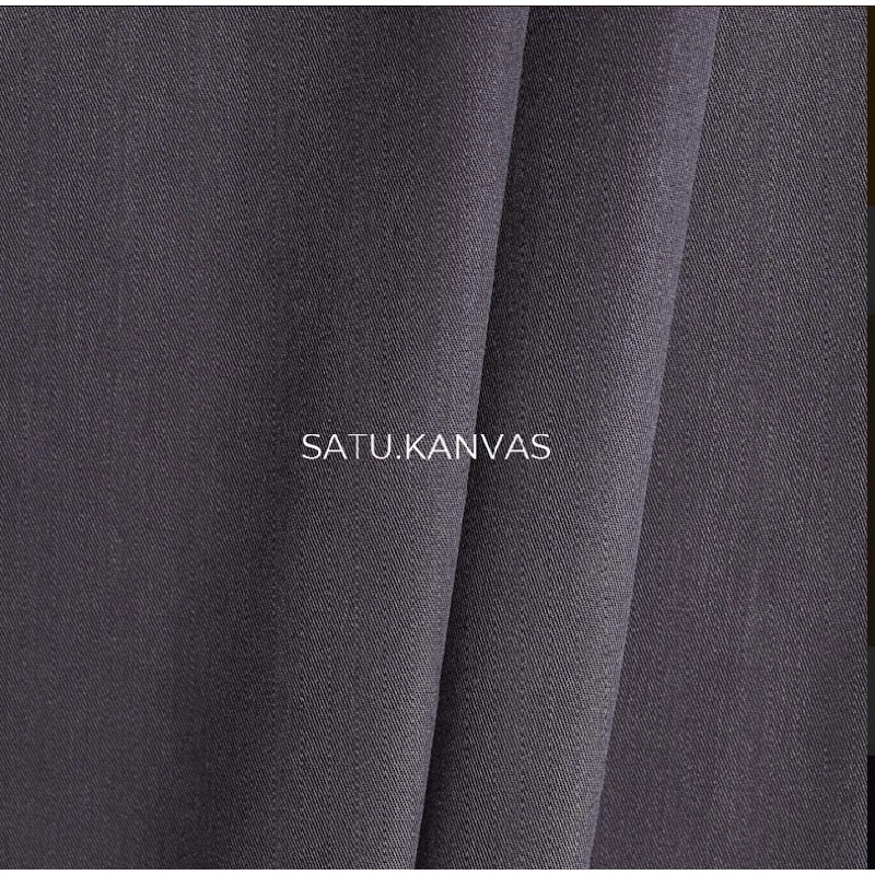Kain AMERICAN DRILL SAVERO / bahan kain seragam-Abu Sedeng
