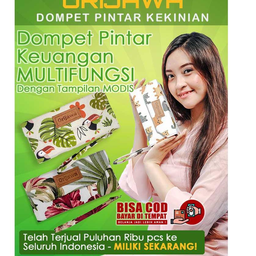 TEJ ORIJAWA Dompet Pintar Dompet Multifungsi Dompet Estetik 411