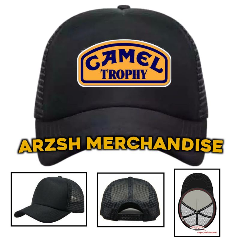 Topi Camel Trophy Trucker Jaring Dewasa