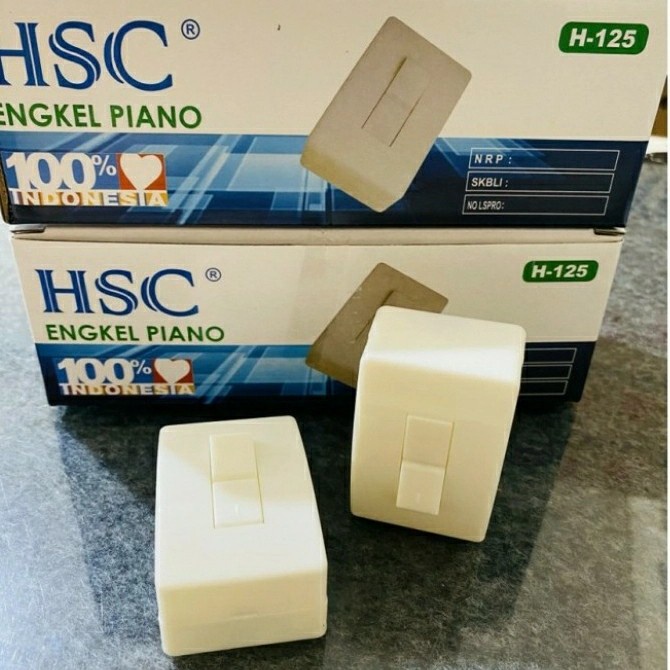 SAKLAR ENGKEL PIANO HSC MINI PETAK OB ON OF MURAH SNI