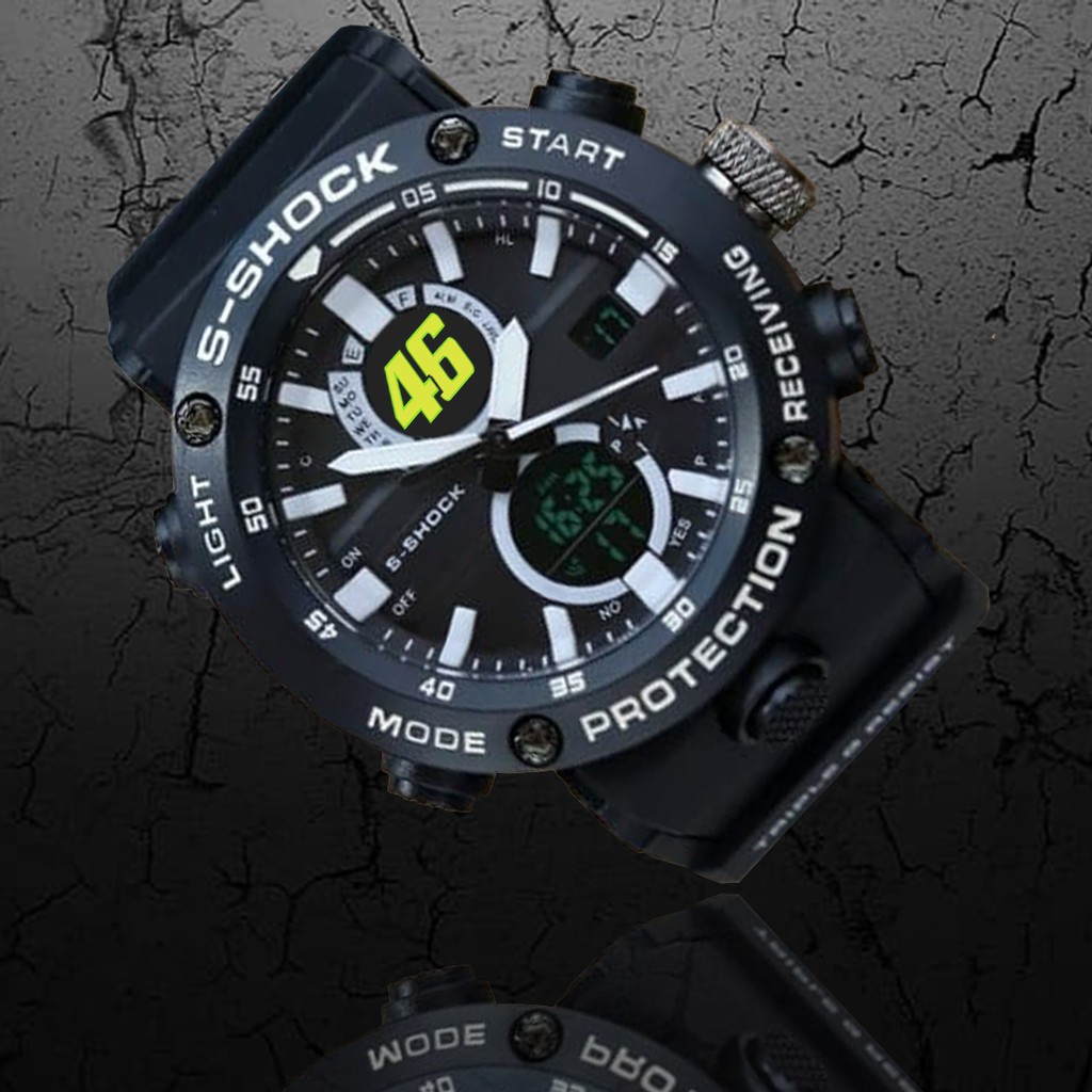 (WATER RESIST) Jam Tangan VALENTINO ROSSI 46 DT - EXCLUSIVE