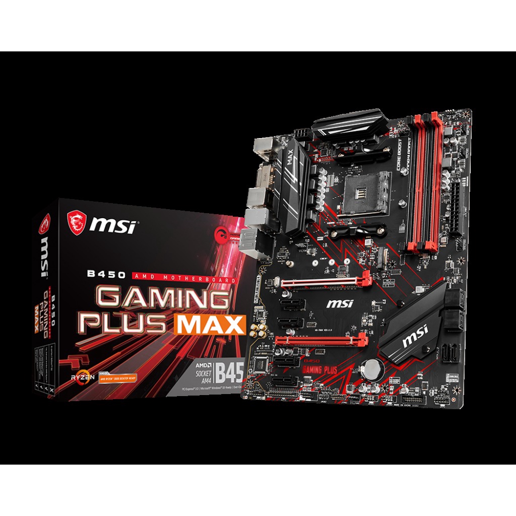 Motherboard MSI B450 Gaming Plus MAX AM4 B450 DDR4 USB3.2 SATA3