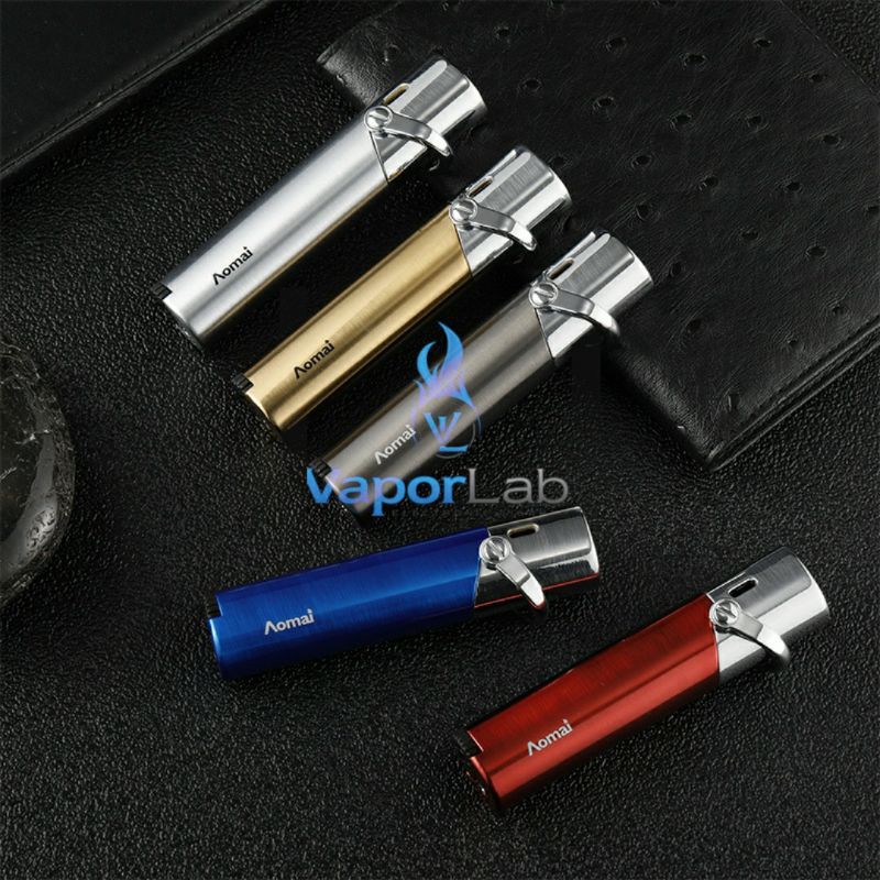 mancis korek api bara gas isi ulang AOMAI 7204 torch lighter unik