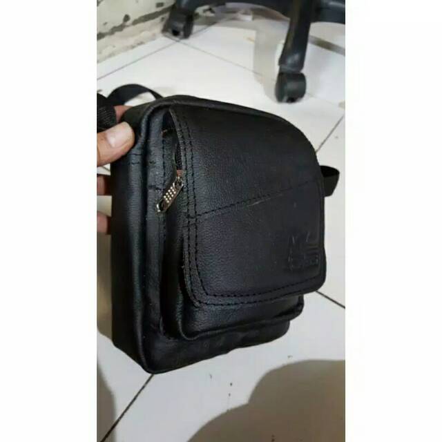 TAS SELEMPANG PRIA KULIT SAPI ASLI TAS SLEMPANG COWOK KECIL MINI TERMURAH TERLARIS LEATHER ORIGINAL