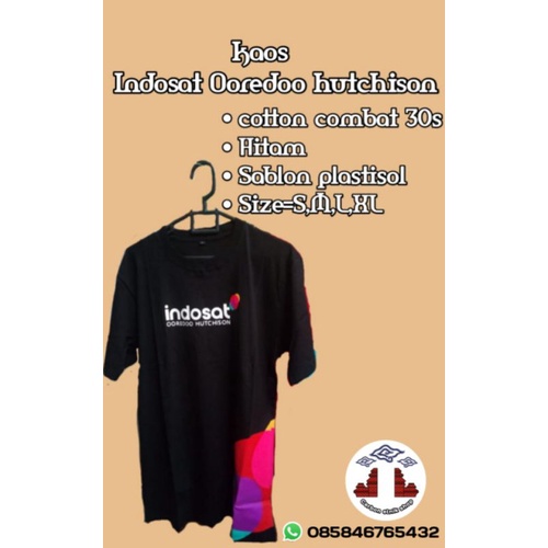 kaos indosat Ooredoo Hutchison