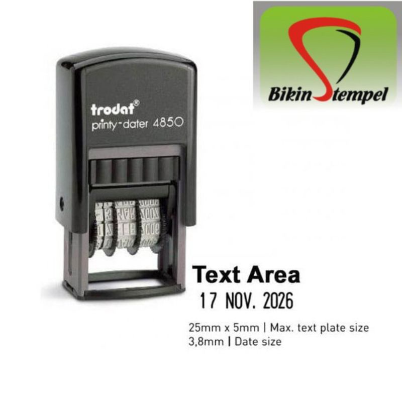 

Trodat Printy Dater 4810 dan 4850
