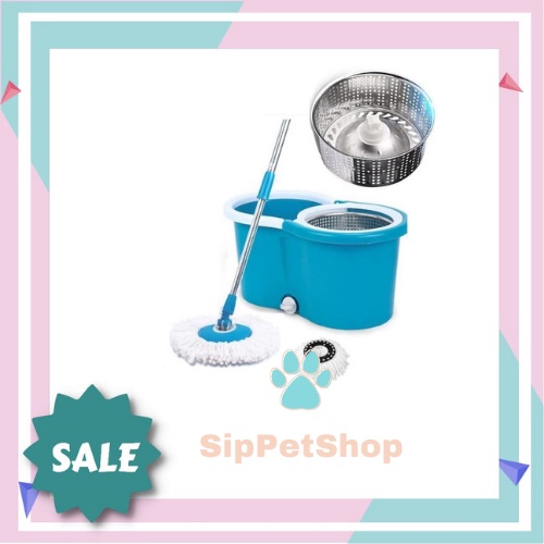 ALAT PEL LANTAI SERBAGUNA MAGIC STAINLESS ADA RODANYA mini mop TRI J/Magic mop/spin mop stanlis vans